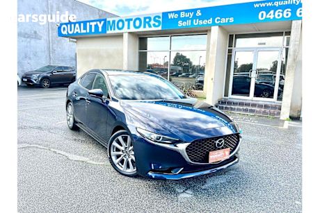 Blue 2020 Mazda Mazda3 Sedan G25 GT F