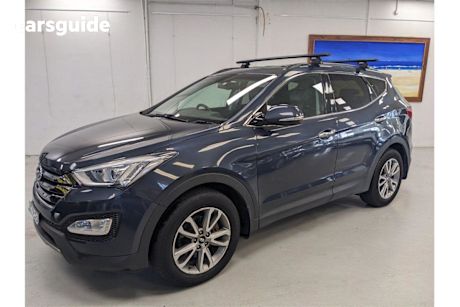 Blue 2014 Hyundai Santa FE SUV ELITE 4X4