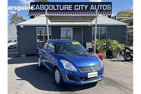 Blue 2013 Suzuki Swift Hatchback Gl