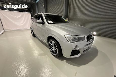 Silver 2016 BMW X3 Wagon Xdrive 20D