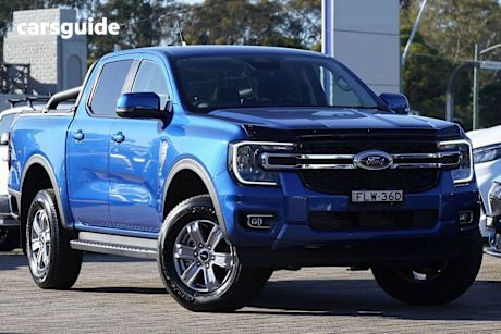 Blue 2024 Ford Ranger Ute Tray XLT HI-RIDER R