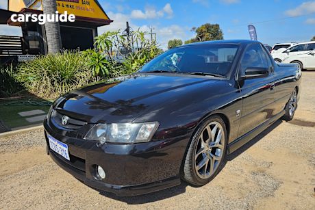 Black 2003 Holden Commodore Utility Ss