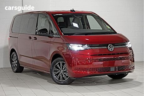 Red 2025 Volkswagen Multivan Wagon Life Swb Tdi360
