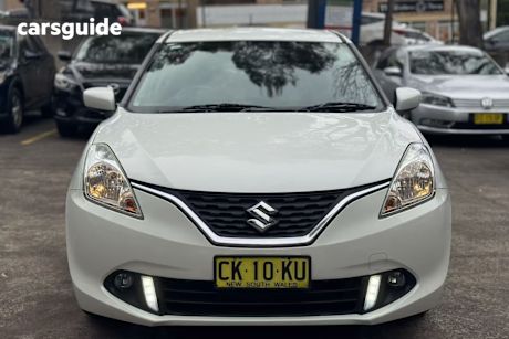 White 2017 Suzuki Baleno Hatchback Gl