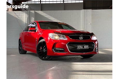 Red 2016 Holden Commodore Sedan Ss-V Redline
