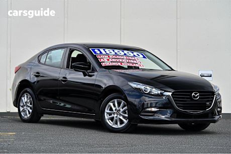 Black 2017 Mazda Mazda3 Sedan NEO F