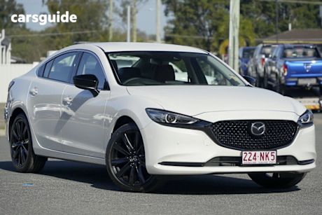White 2024 Mazda 6 Sedan G35 Gt Sp