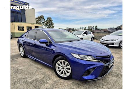 Blue 2019 Toyota Camry Sedan Ascent Sport (Hybrid)