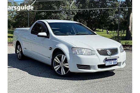 White 2012 Holden Commodore Utility Omega
