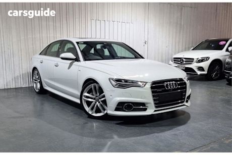 White 2017 Audi A6 Sedan 4WD