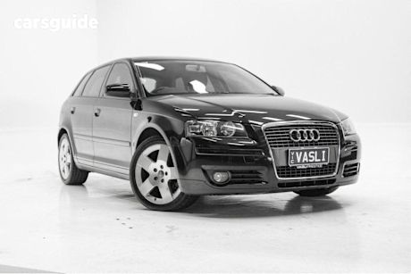 Black 2006 Audi A3 Hatch AMBITION F