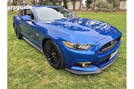 Blue 2017 Ford Mustang Coupe Fastback Gt 5.0 V8