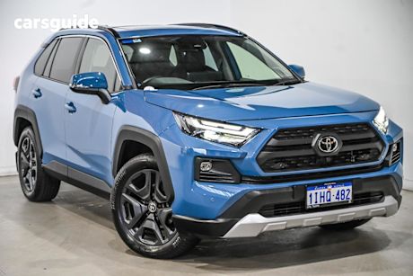 Blue 2024 Toyota RAV4 Wagon Edge (Awd)