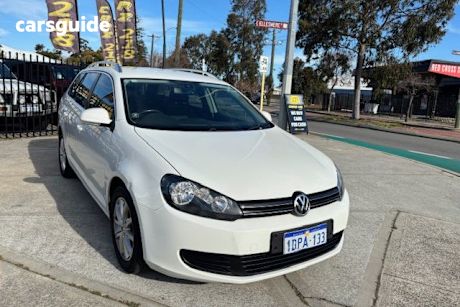 White 2010 Volkswagen Golf Wagon 118 Tsi Comfortline