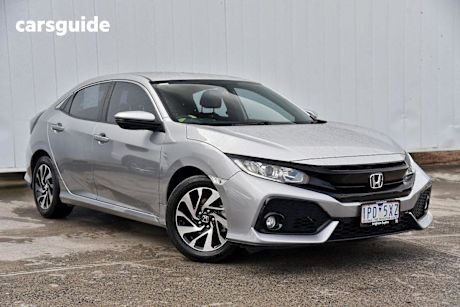 Silver 2019 Honda Civic Hatchback Vti-S