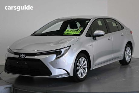 Silver 2022 Toyota Corolla Sedan ASCENT SPORT HYBRID F