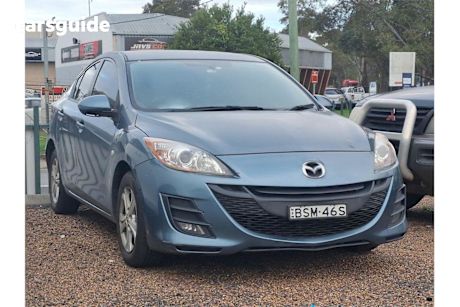 Blue 2010 Mazda Mazda3 Sedan MAXX F