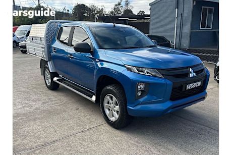 Blue 2019 Mitsubishi Triton Double Cab Pick Up Glx Plus (4X4)