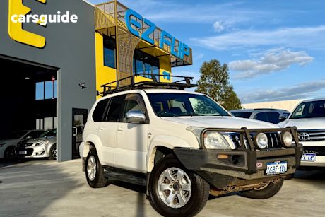 White 2007 Toyota Landcruiser Prado Wagon Gxl (4X4)