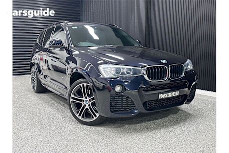 Black 2015 BMW X3 SUV XDRIVE20I 4X4