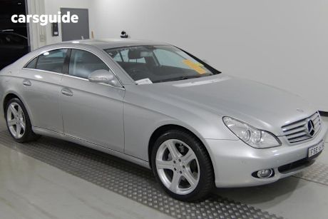 Silver 2007 Mercedes-Benz CLS500 Coupe