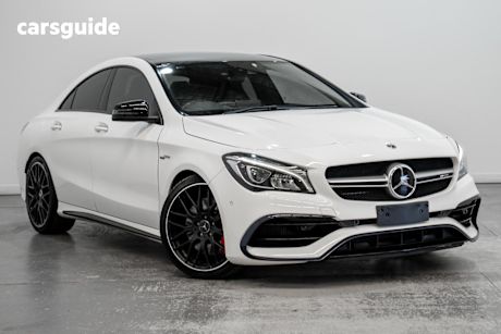 White 2018 Mercedes-Benz CLA45 Coupe 4Matic