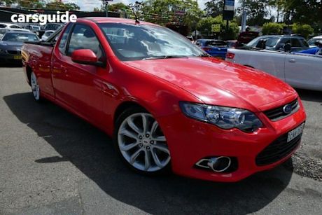 Red 2013 Ford Falcon Utility Xr6T