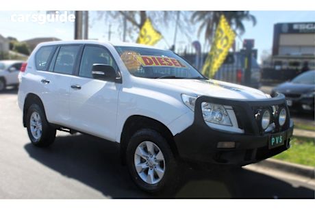 White 2012 Toyota Landcruiser Prado SUV GX 4X4