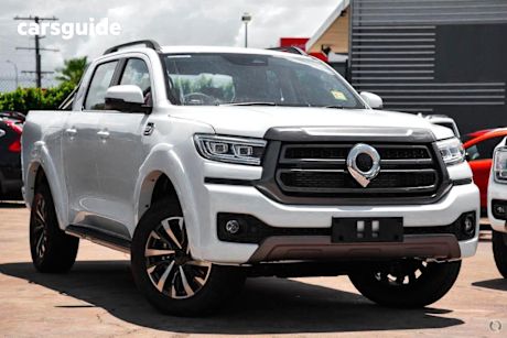 White 2025 GWM Cannon Dual Cab Utility Lux (4X4)