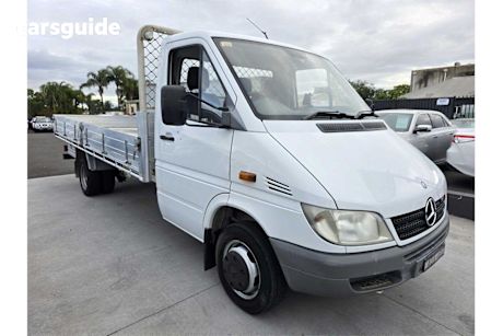 Silver 2005 Mercedes-Benz Sprinter Cab Chassis 413CDI LWB