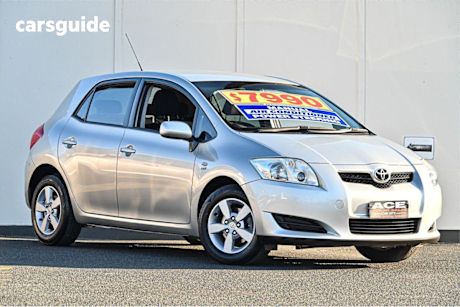 Silver 2008 Toyota Corolla Hatch ASCENT F