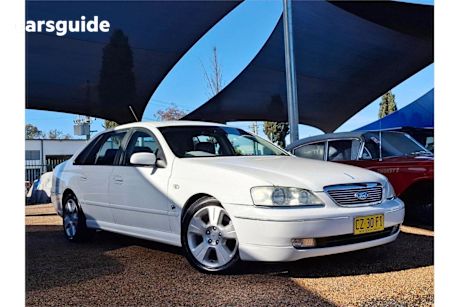 White 2004 Ford Fairlane Sedan Ghia