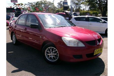 Red 2004 Mitsubishi Lancer Sedan Es