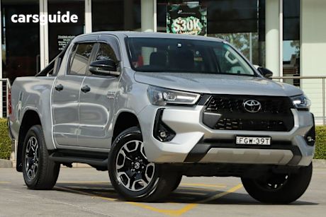 Silver 2024 Toyota Hilux Ute Tray SR5 4X4