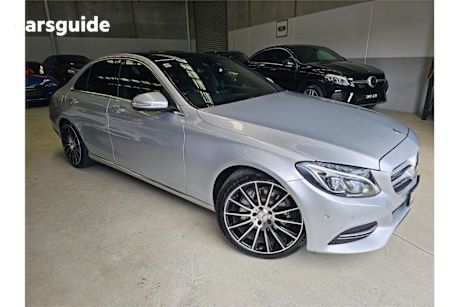 Silver 2014 Mercedes-Benz C250 Sedan Bluetec