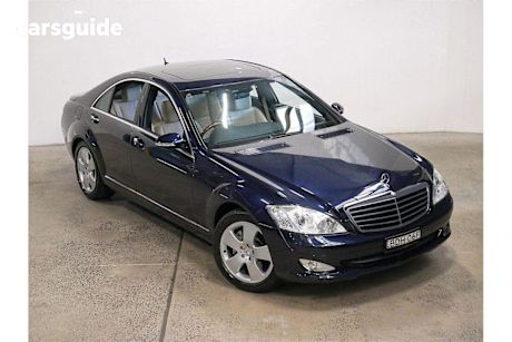 Blue 2007 Mercedes-Benz S350 Sedan