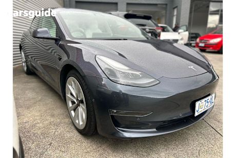 Silver 2021 Tesla Model 3 Sedan Long Range Awd