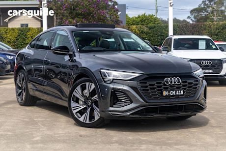 Grey 2024 Audi Q8 E-Tron SUV 55 4WD