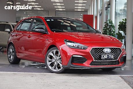 Red 2022 Hyundai I30 Hatchback N Line Premium