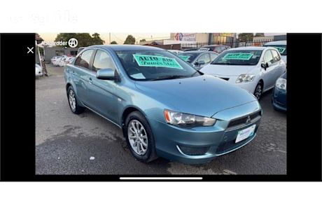 Blue 2009 Mitsubishi Lancer Sedan Es