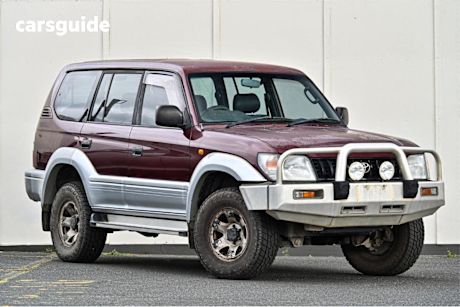 Red 1997 Toyota Landcruiser Prado SUV GXL 4X4