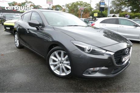 Grey 2017 Mazda 3 Hatchback Sp25 Gt