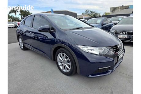 Blue 2013 Honda Civic Hatchback Vti-S