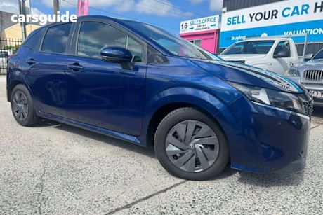 Blue 2021 Nissan Note Hatch