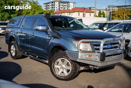 Blue 2015 Ford Ranger Dual Cab Utility Xlt 3.2 (4X4)