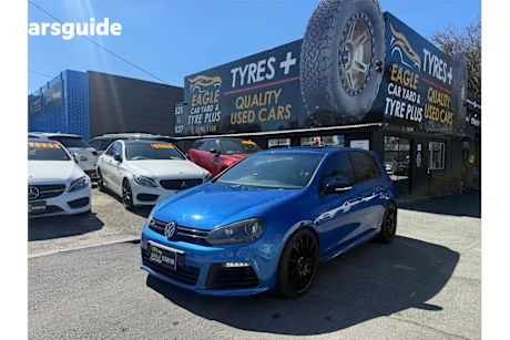 Blue 2012 Volkswagen Golf Hatchback R