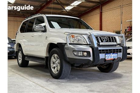 White 2007 Toyota Landcruiser Prado Wagon Gxl (4X4)