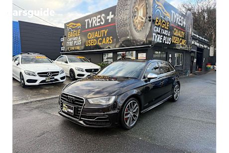 Black 2015 Audi S3 Hatchback Sportback 2.0 Tfsi Quattro
