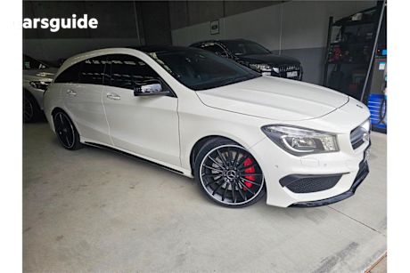 White 2016 Mercedes-Benz CLA45 Wagon Amg 4Matic Shooting Brake