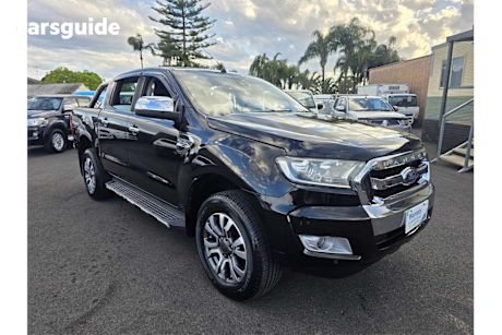 Black 2017 Ford Ranger Dual Cab Utility Xlt 3.2 (4X4)